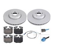 ABS BREMSSCHEIBEN + BELÄGE VORNE passend für BMW 5er G30 G31 Limo + Touring