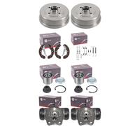 Abs Bremstrommeln+backen+radbremszylinder+radlager Hinten Passend Für Opel Corsa Bremstrommel: A.b.s.: 2739s Aic: 54778 Ashika: 56000412c Ate: 2402