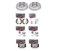 Abs Bremstrommeln Set Backen Radlager Abs-ringe Hinten Passend Für Ford Fiesta 5 Bremstrommel: A.b.s.: 3345s A.b.s.: 7178s A.b.s.: 7178sc Ashika: 5