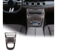ABS-Kunststoff Zierblende für Mittelkonsole, Getriebeblende, Rahmenabdeckung, Klebe-Verzierung für Benz E-Klasse W213 2021, Auto-Innenausstattung Zubehör (Eichen-Optik)