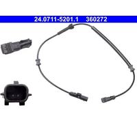 ABS-Raddrehzahlsensor 24.0711-5201.1 ATE für RENAULT LAGUNA II