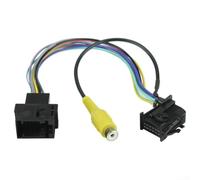 ABS Rückfahrkamera Adapterkabel Schwarz Für Ford für Fiesta ABS | Kompatibel mit Focus, Transit, für c-max; stabiles Videosignal, einfache Installation, langlebiges ABS Material