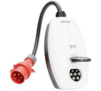 ABSINA Mobile Wallbox 11kW 16A mit App Steuerung - Wallbox mit CEE Stecker, RFID & Einstellbarer Ladeleistung - Elektroauto Wallbox 3 phasig für i3, e-Up, ID.3, ID.4, Zoe, fortwo UVM - Wallbox CEE