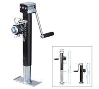 Abstellstütze Anhänger ausdrehbar Ausdrehstütze 1000kg Baggerstütze Stützfuss Wohnwagen