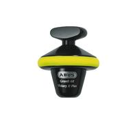 ABUS Bremsscheibenschloss GRANIT™ Victory Xplus 68 halb - Motorradschloss mit Alarm - hohe Sicherheit und zuverlässiger Diebstahlschutz - auch für E-Scooter & Mopeds - 14 mm Schließbolzen, Gelb