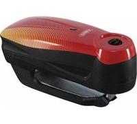 ABUS Bremsscheibenschloss Detecto 7000 RS1 - Motorradschloss mit Alarm - sonic red