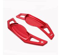 abywrpagg Kompatibel Mit Benz Für Smart 451 453 Für Forfour 2015 2016 2017 Auto-Lenkrad-Schaltwippen-Verlängerungsschalthebel-Aufkleber(Red)