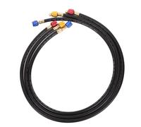 AC Kältemittel-Ladeschläuche - Auto-Kältemittel-Ladeschlauch-Set, verlustarme Armaturen, langlebiges Gummischlauch, auslaufsicher, für Auto, SUV, Mini, Auto, Wohnmobil, LKW, Klimaanlagen-Service