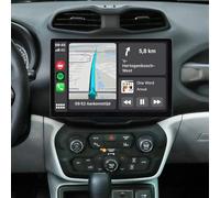 ACAVICA 4+64GB Android Autoradio für Jeep Renegade 2014-2019, 13.1" 2K QLED Touchscreen, Android 15 Octa-Core, Wireless Carplay & Android Auto, 4G LTE, Bluetooeh 5.0, DSP, Rückfahrkamera