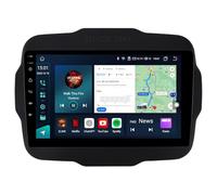 ACAVICA 4+64GB Autoradio 9 Zoll Android 14 für Jeep Renegade 2014-2019, Octa-Core Auto Radio Bluetooth mit Navi, Wireless CarPlay Android Auto, Touch Display, DSP, USB, WiFi, 4G LTE, Lenkradsteuerung