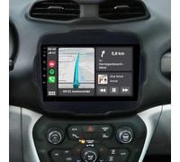 ACAVICA 4+64GB Autoradio 9 Zoll Android 15 für Jeep Renegade 2014-2019, Octa-Core Auto Radio Bluetooth mit Navi, Wireless CarPlay Android Auto, Touch Display, DSP, USB, WiFi, 4G LTE, Lenkradsteuerung