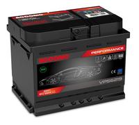 Acconic VP56219 Performance 63Ah Autobatterie ersetzt 60Ah 62Ah 63Ah 64Ah (242x175x190mm)