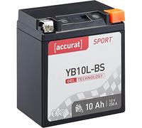 Accurat Sport GEL YB10L-BS Motorradbatterie 10Ah 12V