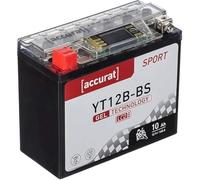 Accurat Sport GEL LCD YT12B-BS Motorradbatterie 10Ah 12V (DIN 51015) YT12B-4 YG12B-4