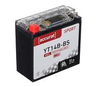 Accurat Sport GEL LCD YT14B-BS Motorradbatterie 12Ah 12V (DIN 51201) YT14B-4 GEL12-14B-4 YG14B-4