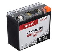 Accurat Sport GEL LCD YTX20L-BS Motorradbatterie 20Ah 12V (DIN 82000) YG20L-BS GEL12-20L-BS