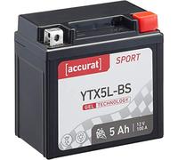 Accurat Sport GEL YTX5L-BS Motorradbatterie 5Ah 12V