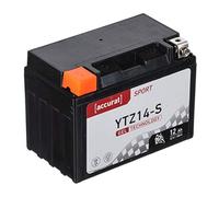 Accurat Sport GEL YTZ14-S Motorradbatterie 12Ah 12V (DIN 51101) YTZ14S YTZ14S-BS YG14ZS