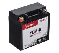 Accurat Sport GEL YB9-B Motorradbatterie 9Ah 12V (DIN 50914) YG9-B 12N9-4B1 Gel12-9-4B-1