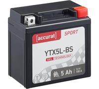 Accurat Sport GEL YTX5L-BS Motorradbatterie 5Ah 12V