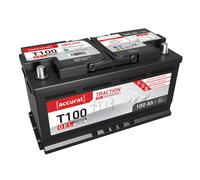 Accurat Traction T100 GEL DIN Batterie 12V 100Ah Versorgungsbatterie (USt-befreit nach §12 Abs.3 Nr. 1 S.1 UStG)