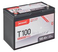 Accurat - Traction T100 lfp bt 12V LiFePO4 Lithium Versorgungsbatterie 100Ah