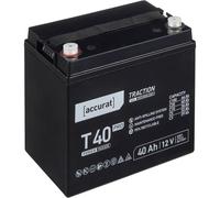 'Accurat Traction T40 Pro GEL Versorgungsbatterie 12V 40Ah'