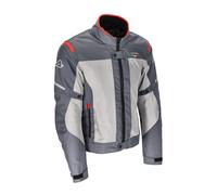 ACER ual Road Jacke Polyester Homologiert On Road Rubin Grau/Rot