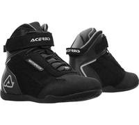 Acerbis First Step waterproof Motorrad Schuhe, schwarz, Größe 46 für Männer