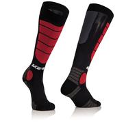 Acerbis Motocross Impact Socken, schwarz/rot, Größe L/XL