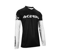 ACERBIS Motocross Jersey MX J-Track INC. 2.0 - Schwarz/Weiß - M