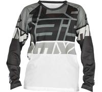 Acerbis MX J-Windy 4 Kinder Motocross Jersey, schwarz-weiss, Größe XL