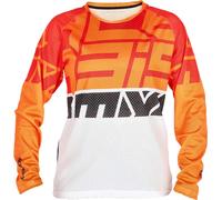 Acerbis MX J-Windy 4 Kinder Motocross Jersey, weiss-orange, Größe L