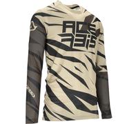 Acerbis MX J-Windy 4 Motocross Jersey, schwarz-beige, Größe 2XL für Männer