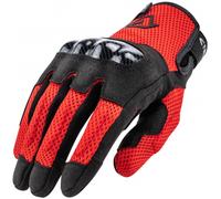 Acerbis Ramsey My Vented Motorrad Handschuhe, rot, Größe L für Männer