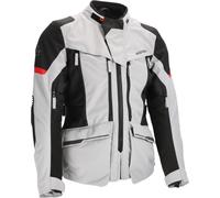 Acerbis X-Rover wasserdichte Damen Motorrad Textiljacke, grau-rot, Größe XS