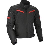 Acerbis X-Street Motorrad Textiljacke, schwarz-rot, Größe 2XL für Männer