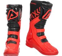 Acerbis Stiefel X-Team Neues Modell Motocross Supermoto Enduro alle Größe 39-47 Boots Schuhe (Rot-Schwarz, EU Schuhgrößensystem, Erwachsene, Numerisch, M, 45)