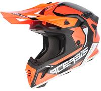 Acerbis X-Track 2024 Motocross Helm, schwarz-orange, Größe S für Männer