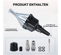 TECPO MONTAGEWERKZEUG FALTENBALG DRUCKLUFT SPREIZER ACHSMANSCHETTEN WERKZEUG