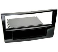 1-DIN Radioblende mit Fach Opel Klavierlack / schwarz