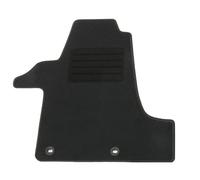 AD Tuning Auto Fußmatte Fahrerseite Links passgenau für VW T5 + T6 5/2003-2021 (2 Einzelsitzen, Drehknopf-Befestigung) Textil