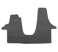 AD Tuning Comfort Velours Frontmatte 1-teilig für VW T5 / T6 / T6.1 (2003-2021) - Durchgehende Fußmatte für Fahrer- & Beifahrerseite mit Doppelbank - Ohne Befestigung