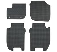 AD Tuning Gummifußmatten 4-teilig für Honda Jazz 3 GK (2015-2018) - Passgenaue Allwetter Automatten, rutschfest & Wasserdicht