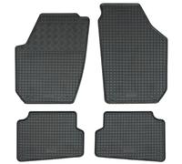 AD Tuning Gummifußmatten 4-teilig für Skoda Fabia 2 (2007-) - Passgenaue Allwetter Automatten, rutschfest & Wasserdicht