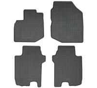 AD Tuning Gummifußmatten Set 4-teilig für Honda Jazz 2 (2008-2014) | Passgenau, Allwetter-Automatten, wasserdicht, rutschfest, pflegeleicht, robust, langlebig