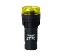 AD16-22SM Signalhorn Mit Blinklicht, Summer Warnleuchte AC/DC 12V 24V 220V, 22mm Einbau Ø, Rot/Gelb/Grün, Kompakt Für Industrie & Maschine(Green ACDC 12V)