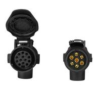 Adapter Anhängerkupplung, 7- auf 13-polig