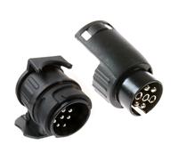 Adapter kurz im Set, 1 x 13 auf 7polig und 1 x 7 auf 13polig