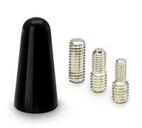 Adapter-Universe Kurzstab-Dachantenne Autoantenne Adapter 16V 3cm GSM GPS AM/FM Stabantenne Ersatzantenne Kfz Kompatibel mit Jeep Schwarz Antennen-Adapter